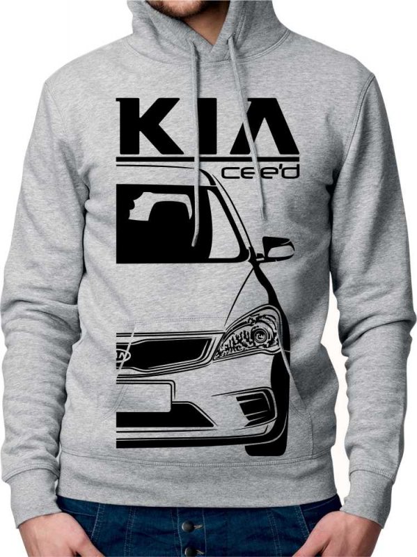 Kia Ceed 1 Facelift Moški Pulover s Kapuco