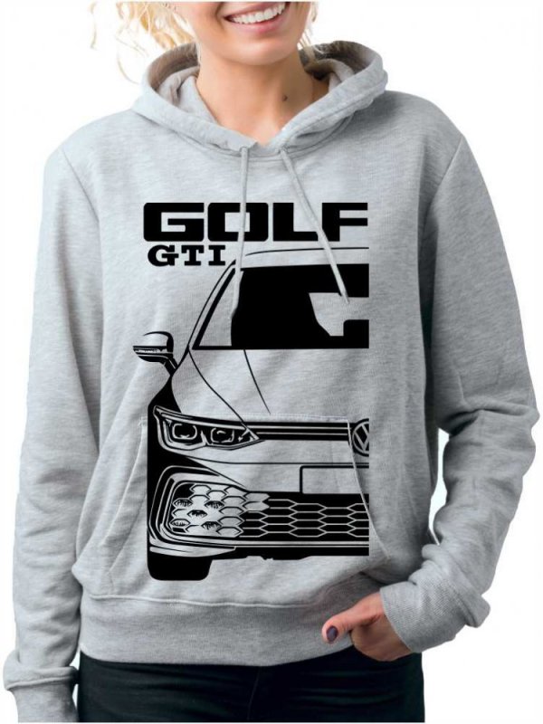 VW Golf Mk8 GTI Ženski Pulover s Kapuco