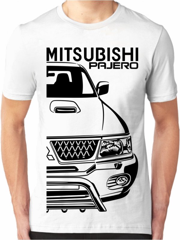 Mitsubishi Pajero 3 Facelift Vyriški marškinėliai