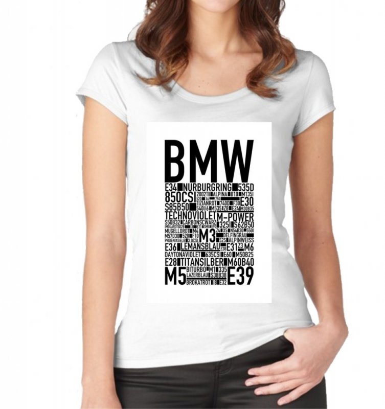 Tričko BMW Font Mix
