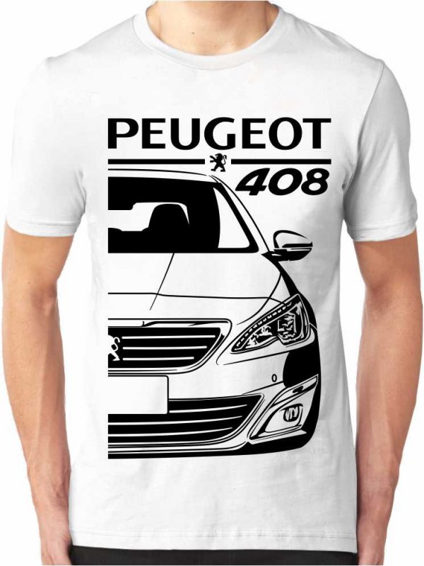 Peugeot 408 2 Mannen T-shirt