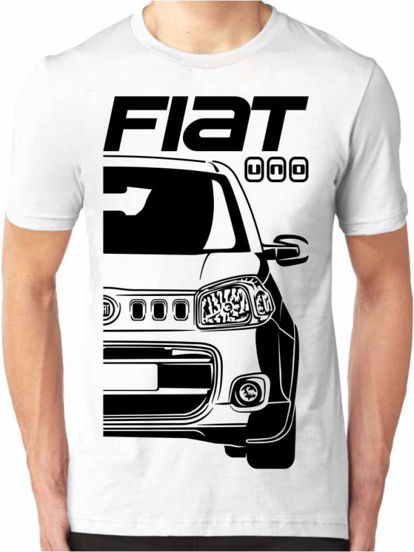 Fiat Uno 2 Vyriški marškinėliai