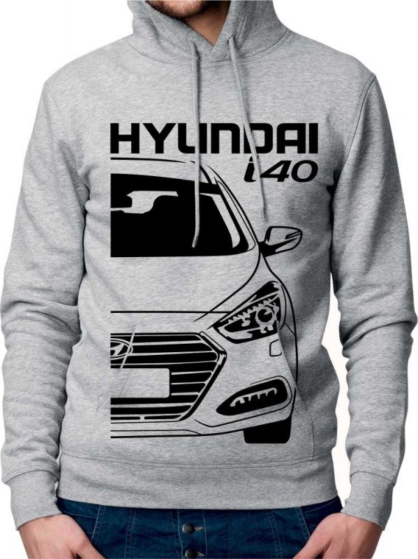 Hyundai i40 2016 Moški Pulover s Kapuco