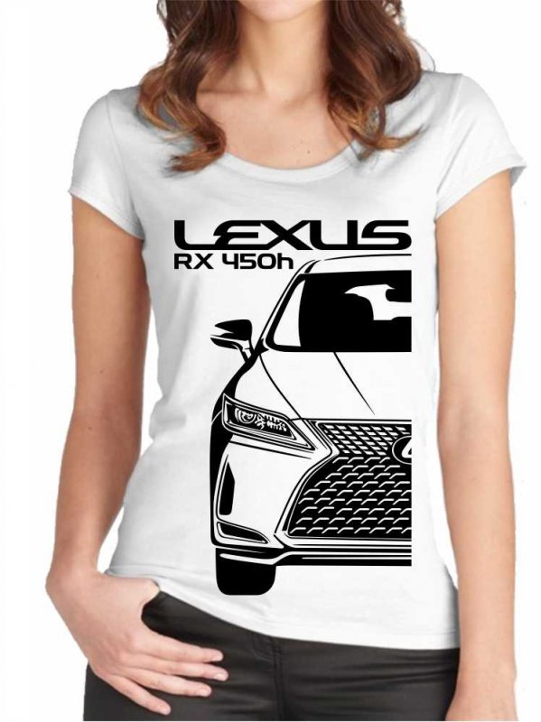 Lexus 4 RX 450h Facelift Moteriški marškinėliai