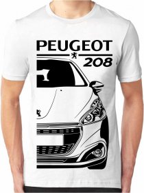 Peugeot 208 Facelift Pánske Tričko