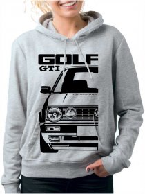 VW Golf Mk2 GTI Női Kapucnis Pulóver