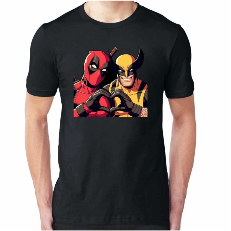 Deadpool & Wolverine Love Мъжка тениска