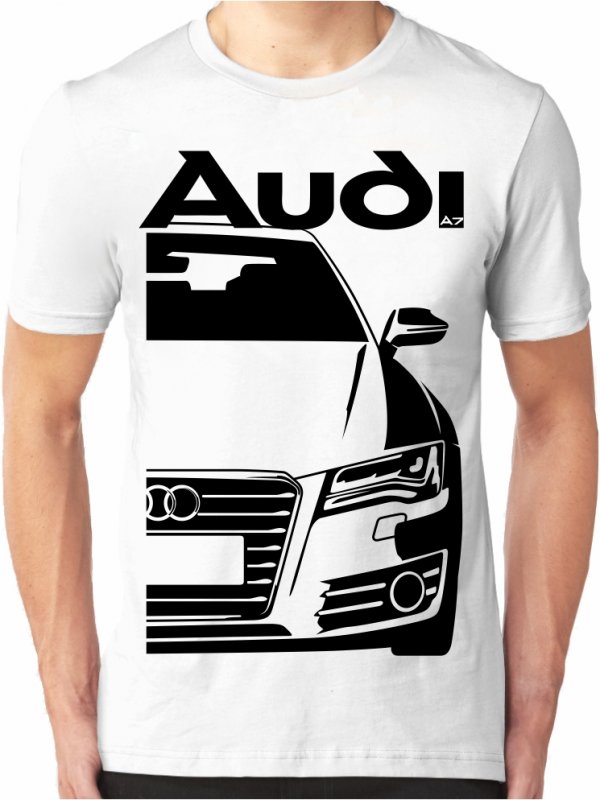 2XL -35% Audi A7 4G8 Herren T-Shirt