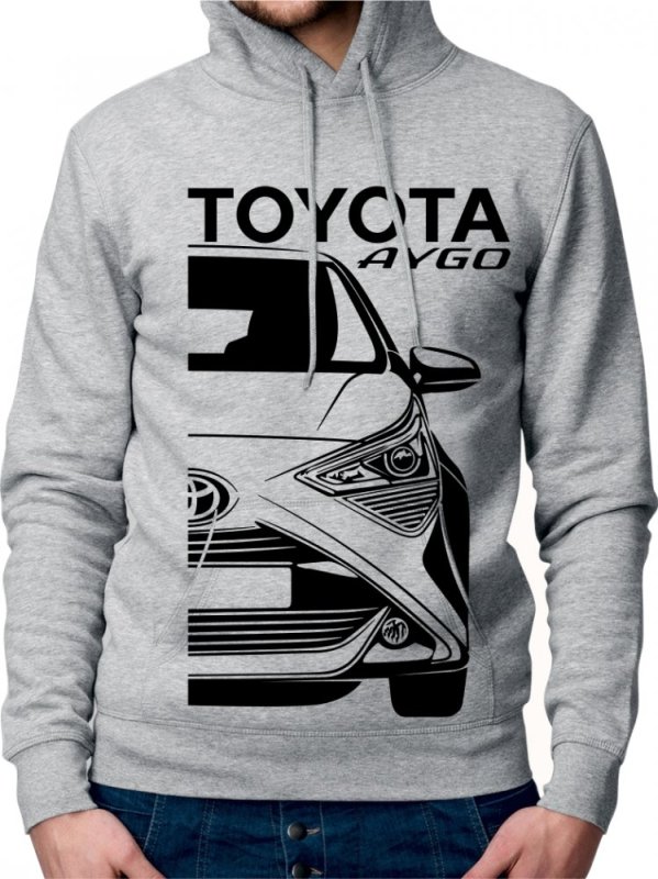 Toyota Aygo 2 Facelift Moški Pulover s Kapuco