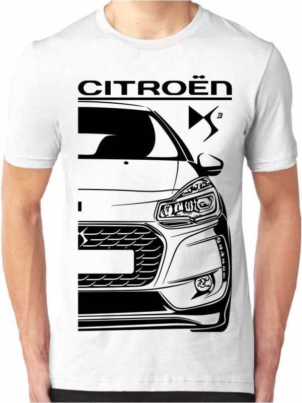 Citroën DS3 Facelift Mannen T-shirt