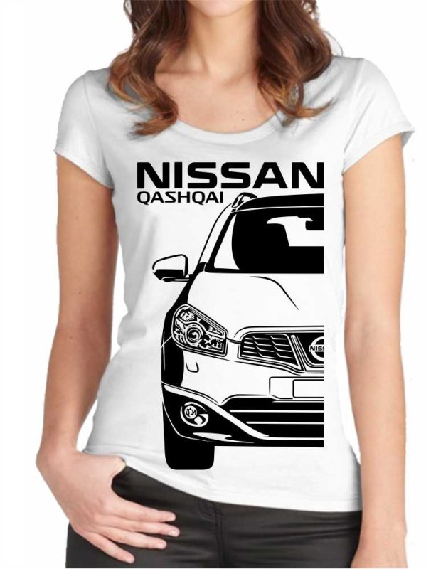 Nissan Qashqai 1 Facelift Koszulka Damska