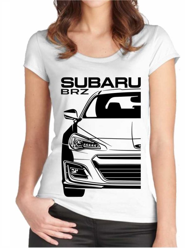Subaru BRZ Facelift 2017 Moteriški marškinėliai