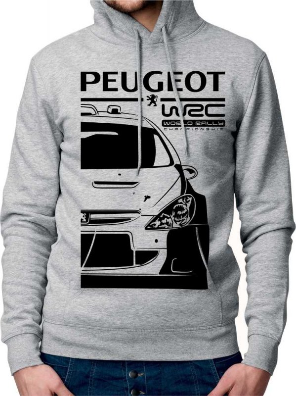 Peugeot 307 WRC Moški Pulover s Kapuco