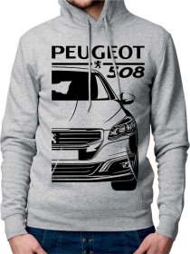 Peugeot 508 1 Facelift Férfi Kapucnis Pulóve
