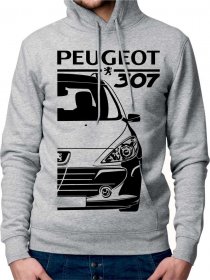 Peugeot 307 Facelift Moški Pulover s Kapuco