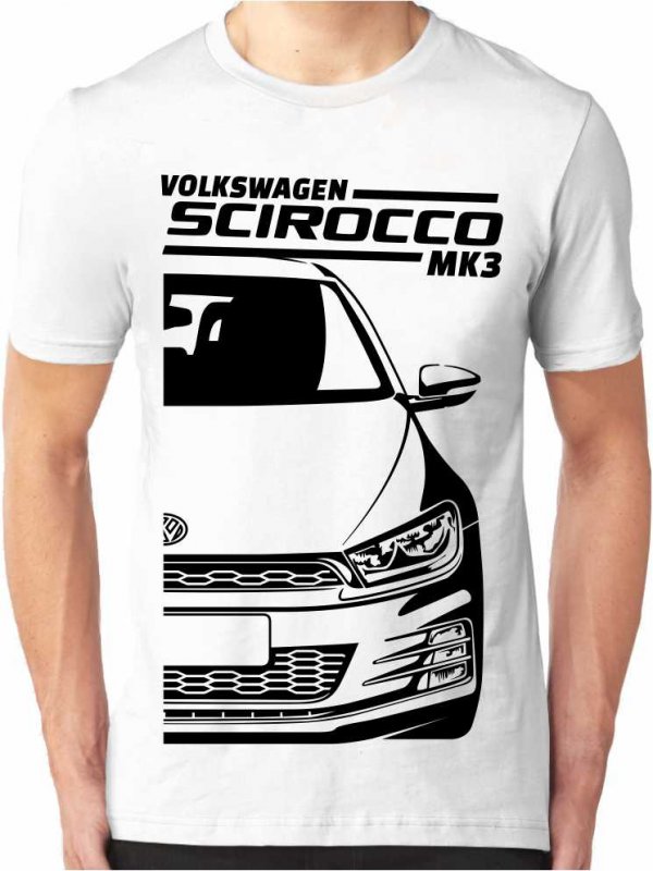 VW Scirocco Mk3 Facelift Pánske Tričko