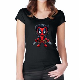 Maglietta Donna Deadpoolrine