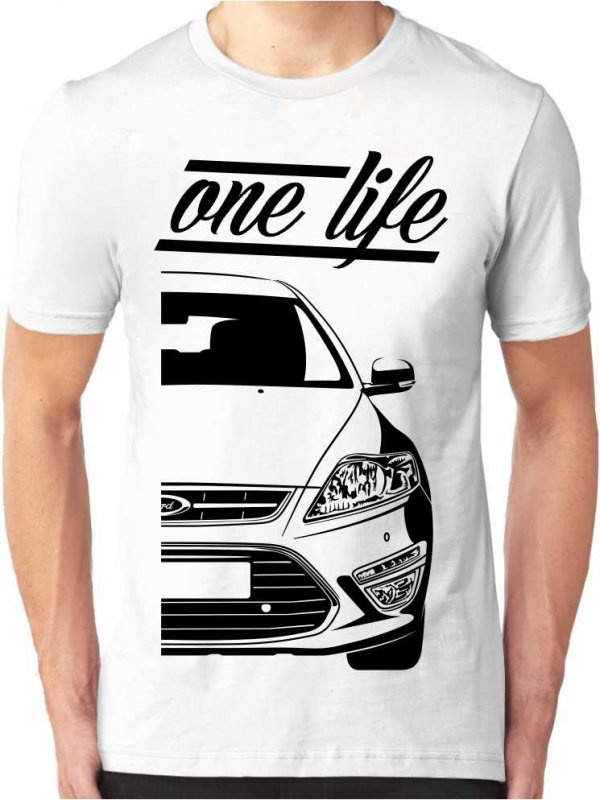 Ford Mondeo MK4 Facelift One Life Mannen T-shirt