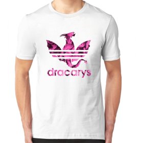 Koszulka Męska Dracarys różowa