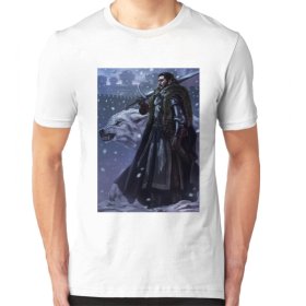 Jon Snow i Wilczyca Koszulka męska
