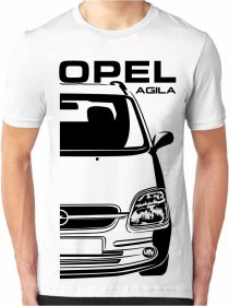 Opel Agila 1 Facelift Pánske Tričko