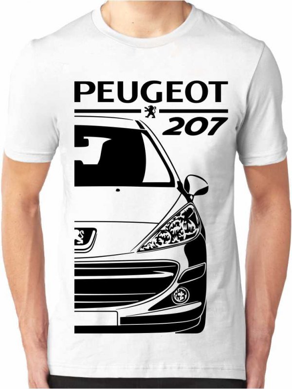 Peugeot 207 Facelift Pánske Tričko