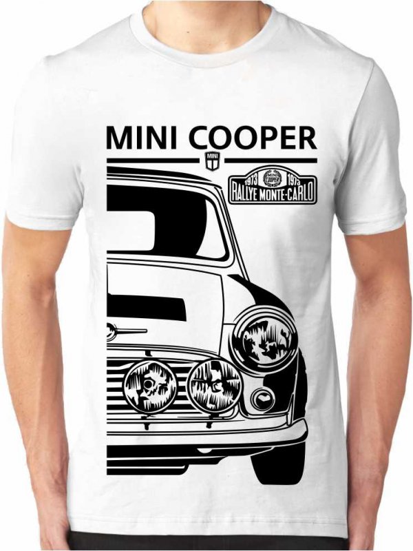 Classic Mini Cooper S Rally Monte Carlo Muška Majica