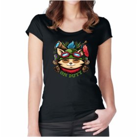 Teemo on duty Дамска тениска