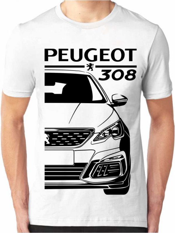 Peugeot 308 2 GTI Pánske Tričko