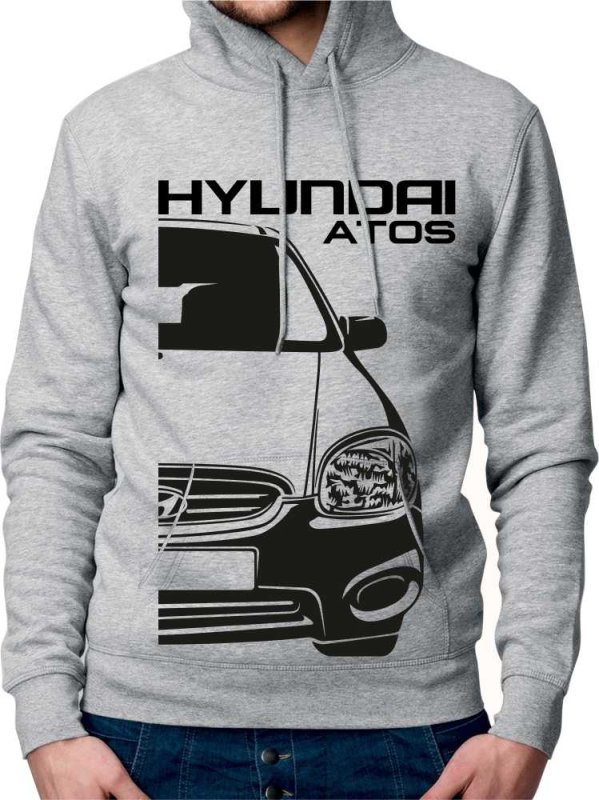 Hyundai Atos Facelift Moški Pulover s Kapuco