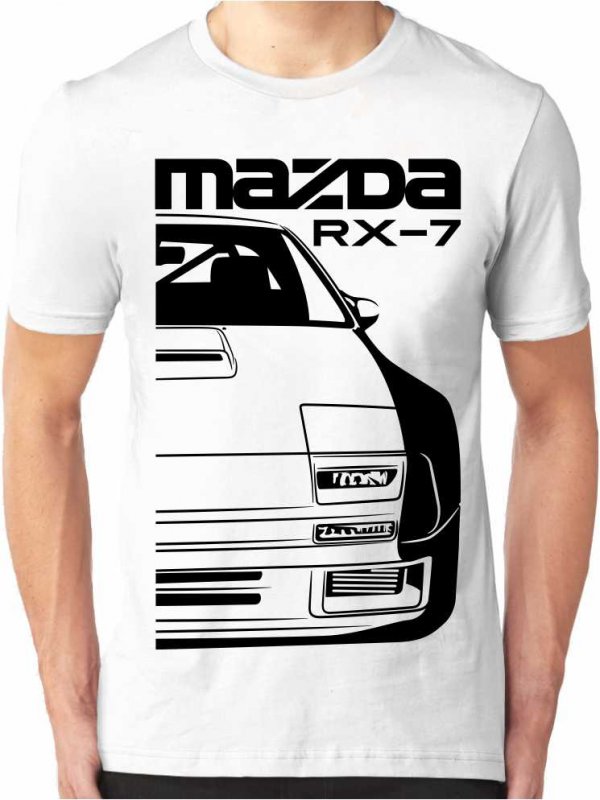 Mazda RX-7 FC Turbo Vyriški marškinėliai