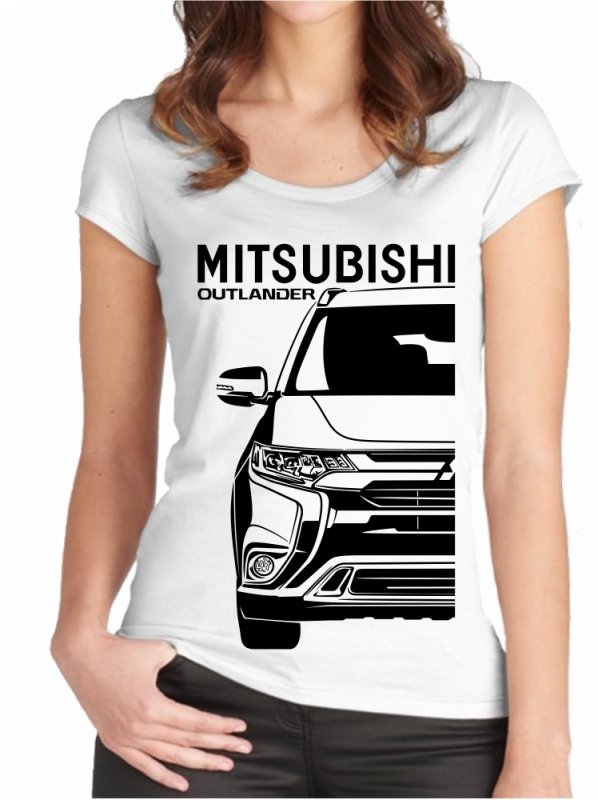 Mitsubishi Outlander 3 Facelift 2019 Moteriški marškinėliai
