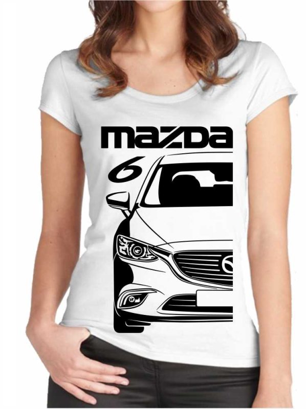 Mazda 6 Gen3 Facelift 2015 Moteriški marškinėliai