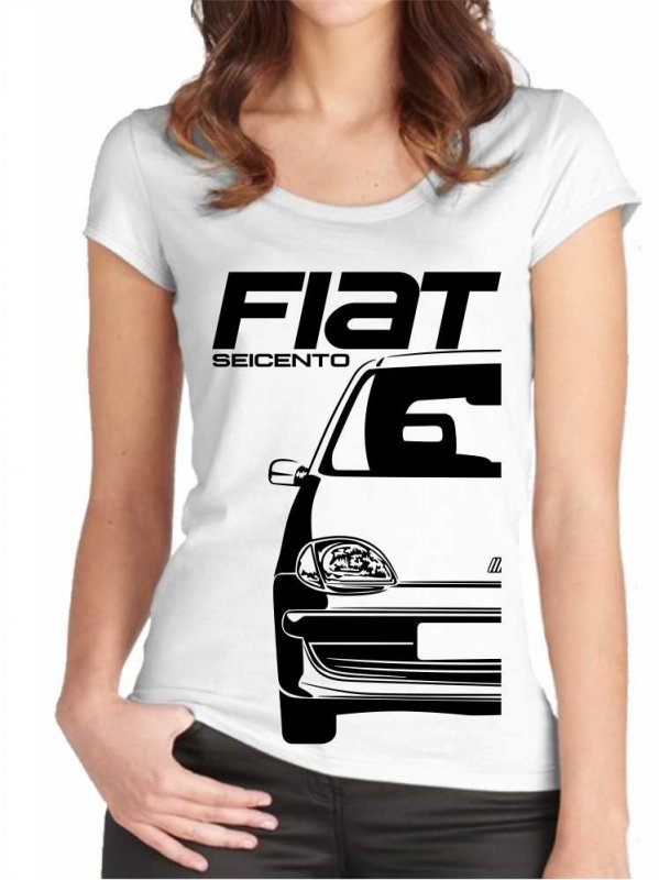 Fiat Seicento Moteriški marškinėliai
