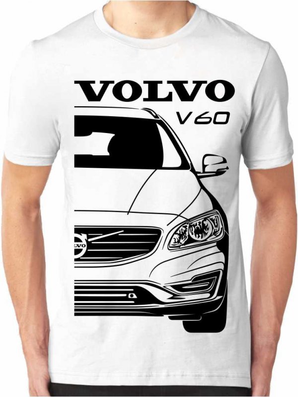 Volvo V60 1 Facelift Vyriški marškinėliai