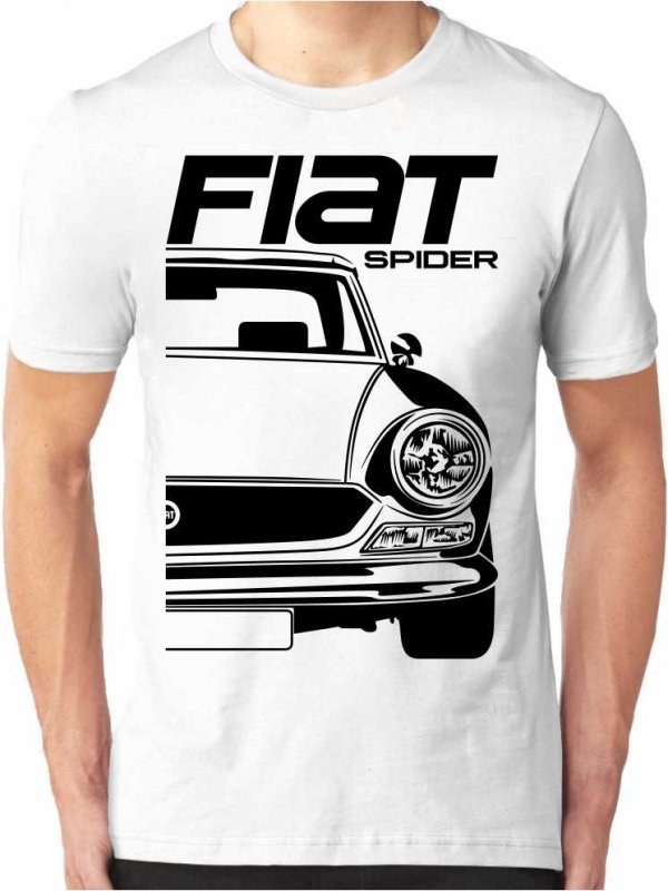 Fiat 124 Spider Classic Vyriški marškinėliai