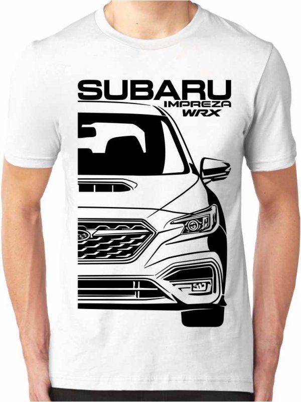 Subaru Impreza 5 WRX Vyriški marškinėliai