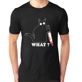 Maglietta Uomo Gatto Cosa?