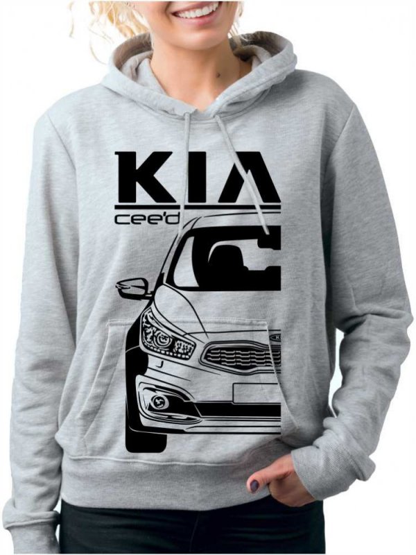 Kia Ceed 2 Facelift Ženski Pulover s Kapuco