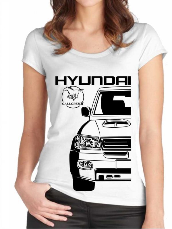Hyundai Galloper 2 Dames T-shir