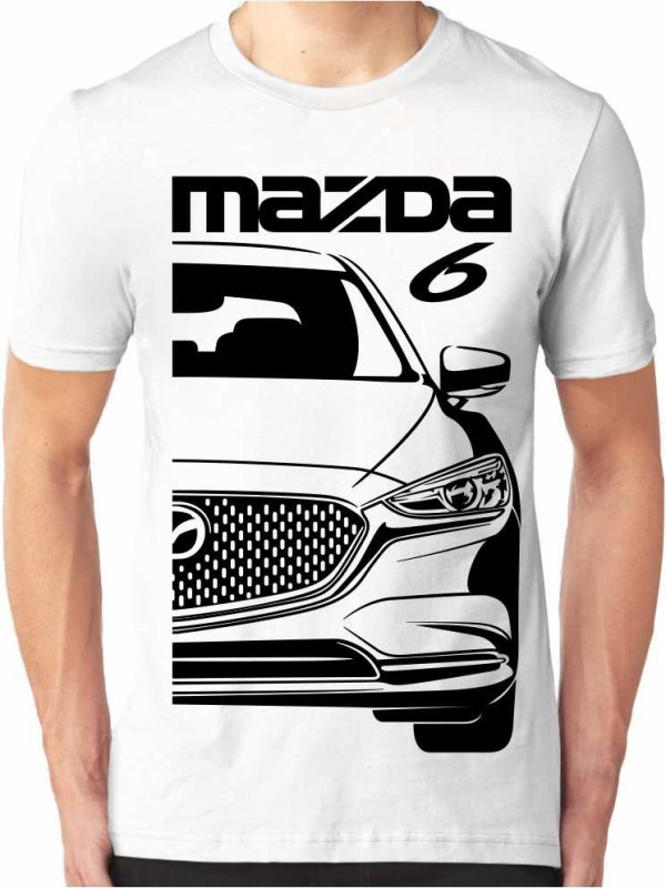 Mazda 6 Gen3 Facelift 2018 Pánské Tričko