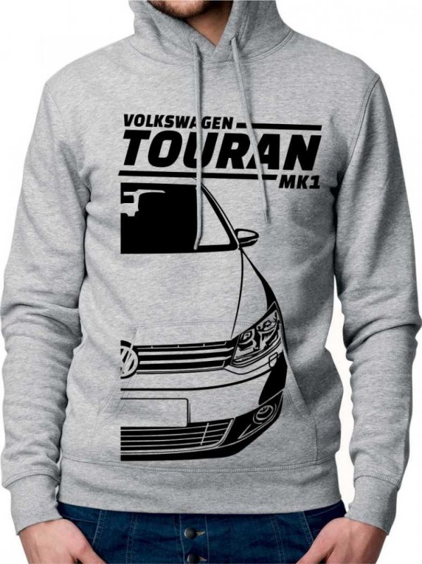 VW Touran Mk1 Facelift 2010 Herren Sweatshirt