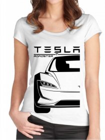 Maglietta Donna Tesla Roadster 2