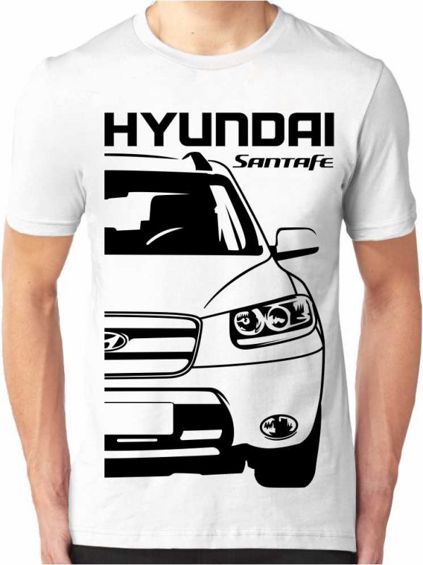 Hyundai Santa Fe 2009 Mannen T-shirt