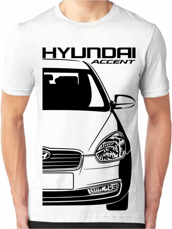 Hyundai Accent 3 Mannen T-shirt