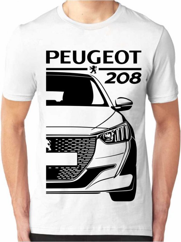 Peugeot 208 New Mannen T-shirt