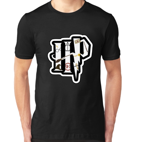 Kolorowa Koszulka Męska z logo HP