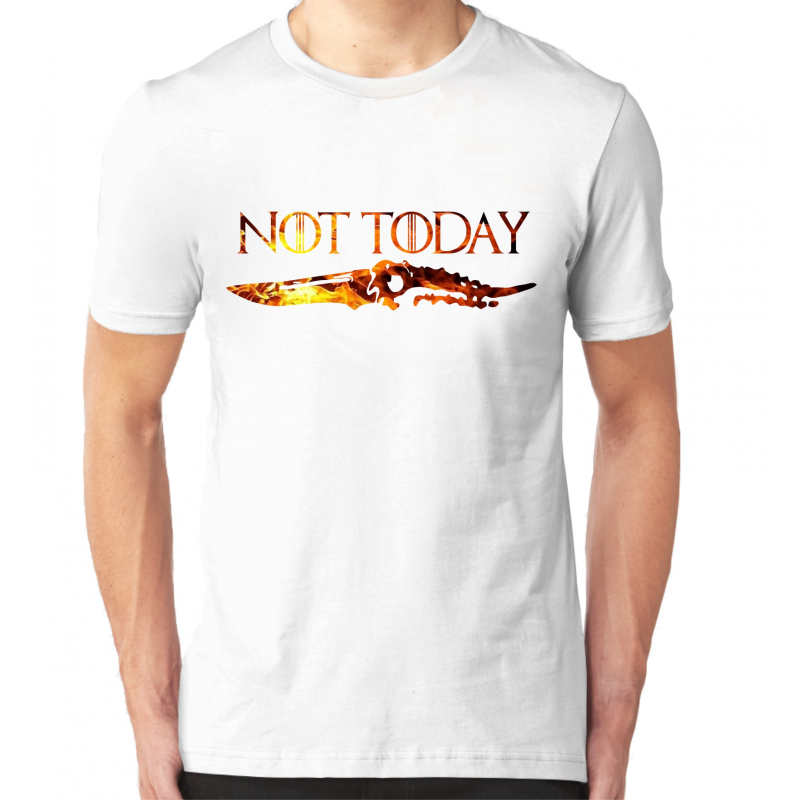 Koszulka Męska "Not Today Fire