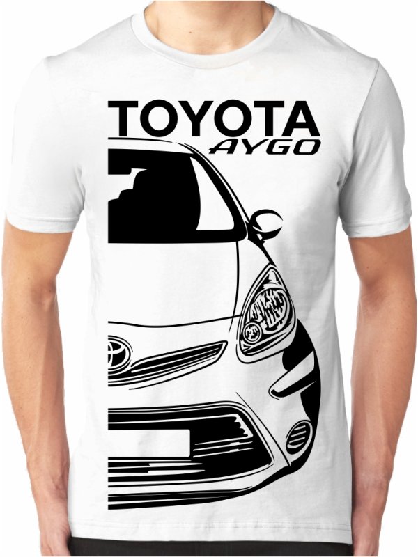 Toyota Aygo Facelift 2 Mannen T-shirt