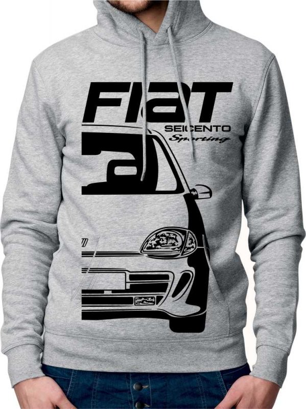 Fiat Seicento Sporting Herren Sweatshirt